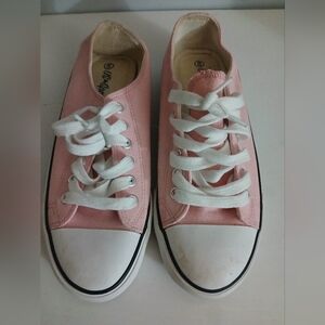 McGregor Pink and White Canvas Sneakers